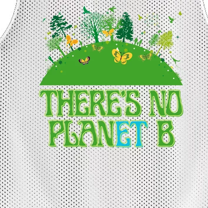 There's No Planet B Happy Earth Day Mesh Reversible Basketball Jersey Tank