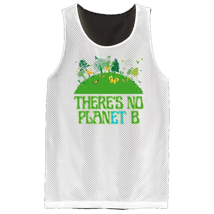 There's No Planet B Happy Earth Day Mesh Reversible Basketball Jersey Tank