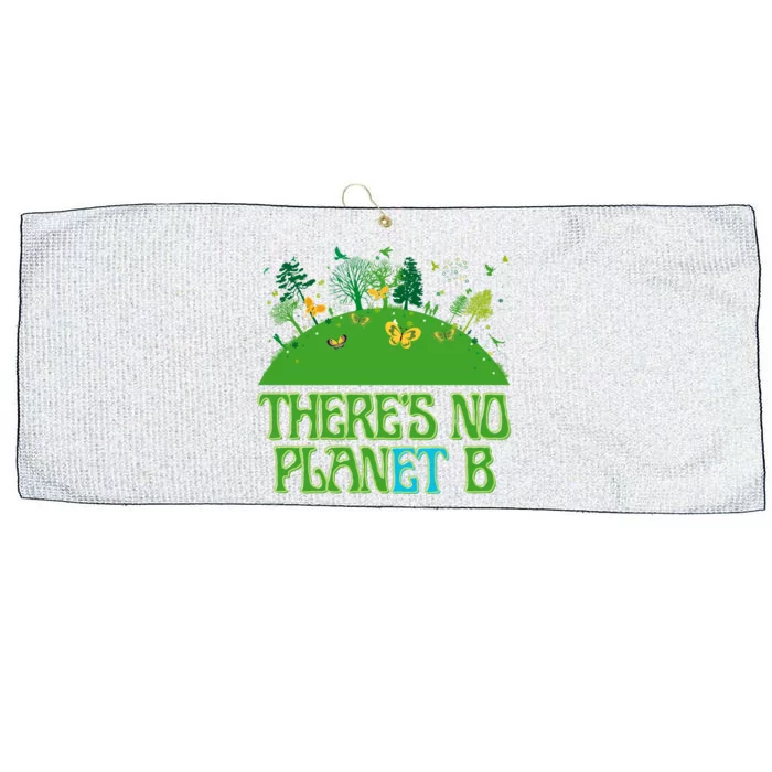 There's No Planet B Happy Earth Day Large Microfiber Waffle Golf Towel