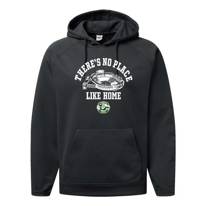 ThereS No Place Like Home Lambeau Field Performance Fleece Hoodie