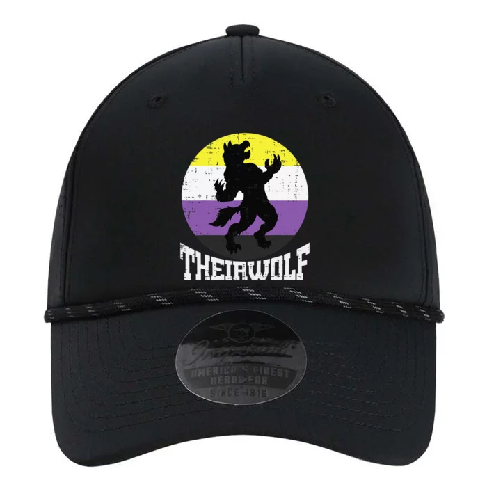 Theirwolf Nonbinary Pride Non Binary Enby NB Flag LGBTQ Performance The Dyno Cap