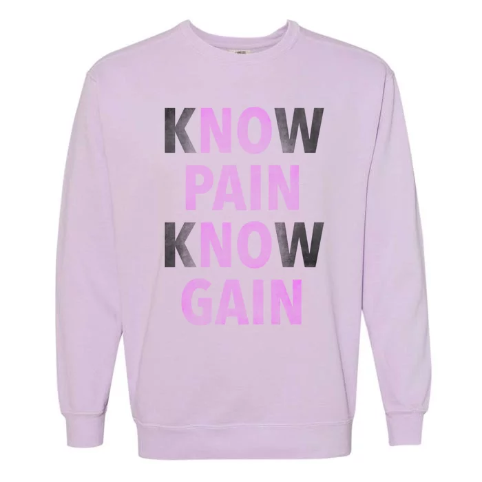 Trendy No Pain No Gain Gift Garment-Dyed Sweatshirt