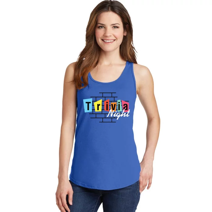 Trivia Night Pleasure Night Quiz Night Outings Gift Ladies Essential Tank