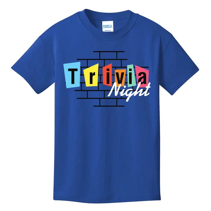 Trivia Night Pleasure Night Quiz Night Outings Gift Kids T-Shirt