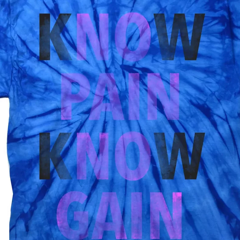 Trendy No Pain No Gain Cool Gift Tie-Dye T-Shirt