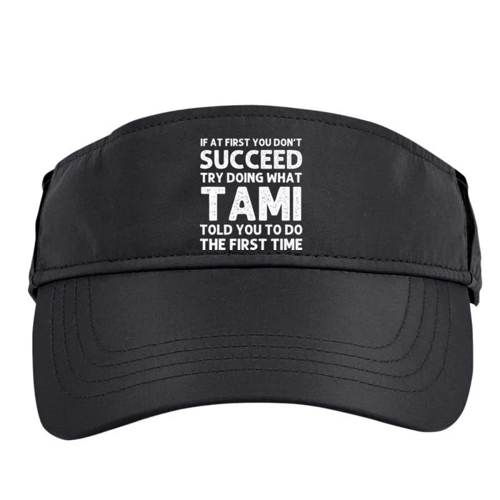 TAMI Name Personalized Birthday Funny Christmas Joke Adult Drive Performance Visor