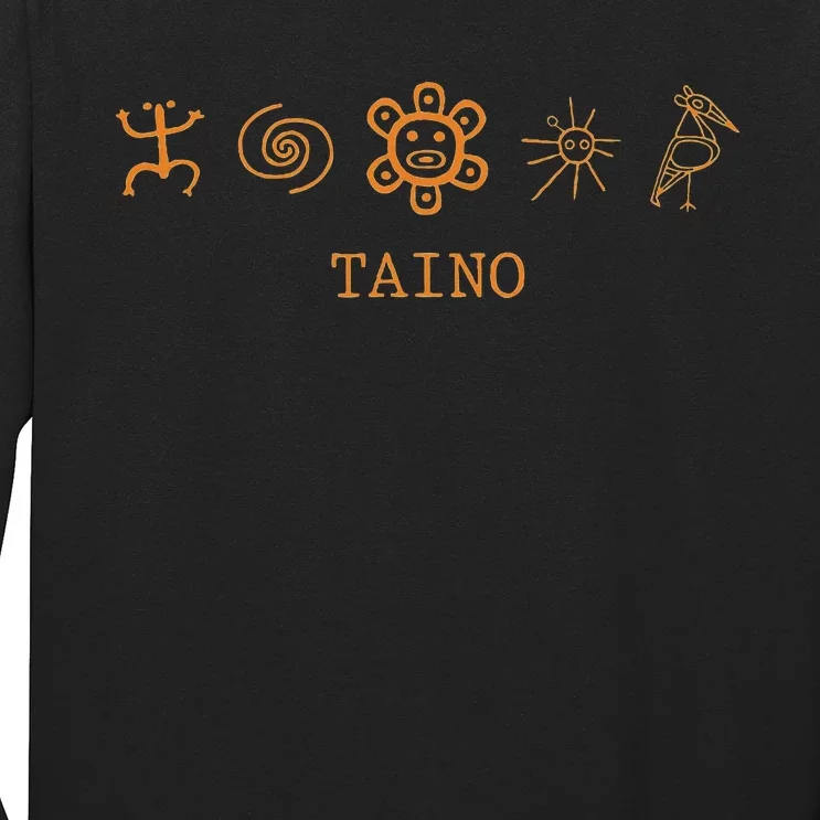 Taino Nation Puerto Rican Boricua Taino Long Sleeve Shirt