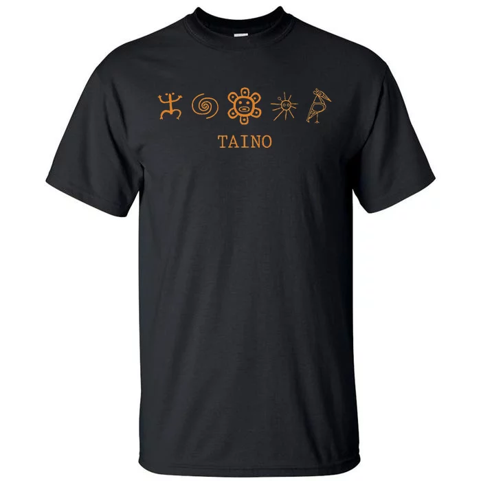 Taino Nation Puerto Rican Boricua Taino Tall T-Shirt