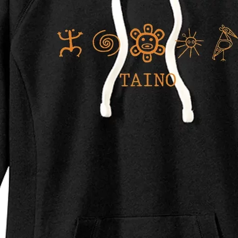 Taino Nation Puerto Rican Boricua Taino Women's Fleece Hoodie