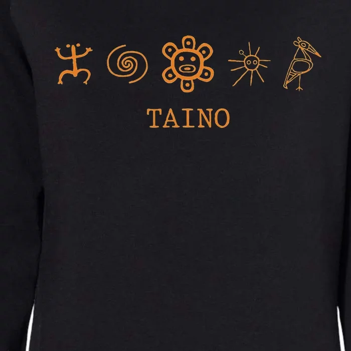 Taino Nation Puerto Rican Boricua Taino Womens California Wash Sweatshirt