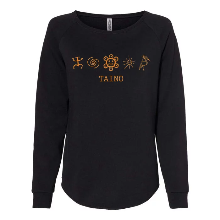 Taino Nation Puerto Rican Boricua Taino Womens California Wash Sweatshirt