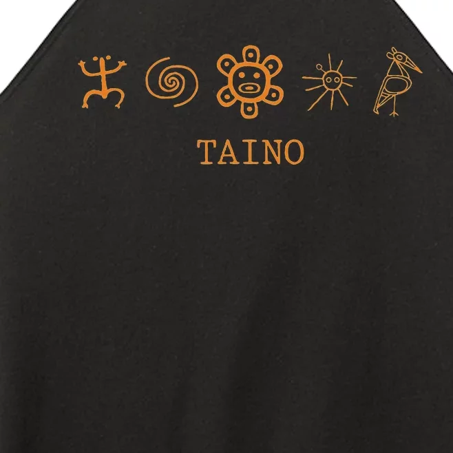 Taino Nation Puerto Rican Boricua Taino Women’s Perfect Tri Rocker Tank