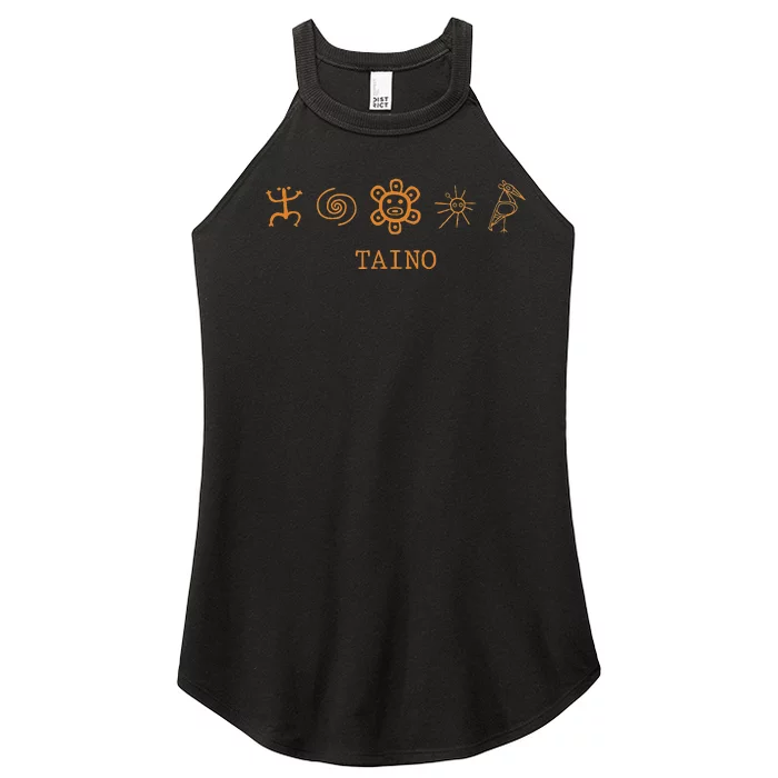 Taino Nation Puerto Rican Boricua Taino Women’s Perfect Tri Rocker Tank