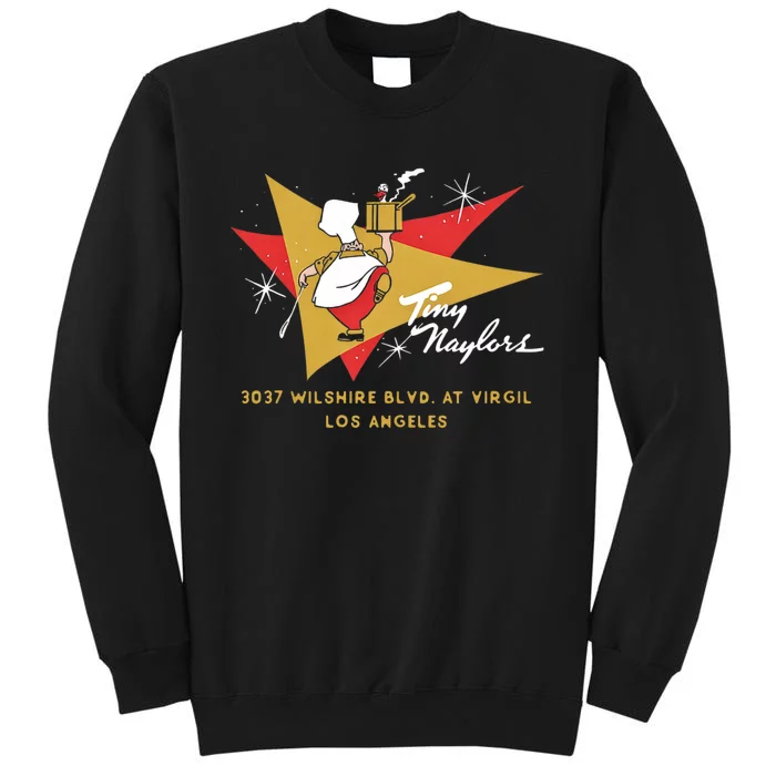 Tinys NaylorS Restaurant Los Angeles Retro Vintage Tall Sweatshirt