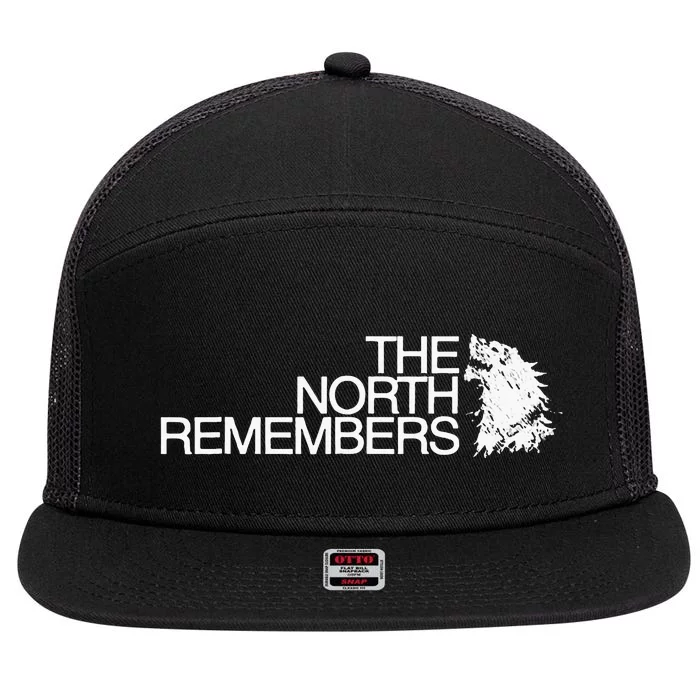 The North Remembers 7 Panel Mesh Trucker Snapback Hat