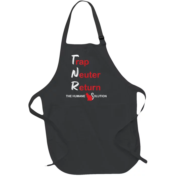 Trap Neuter Return The Humane Solution Full-Length Apron With Pocket