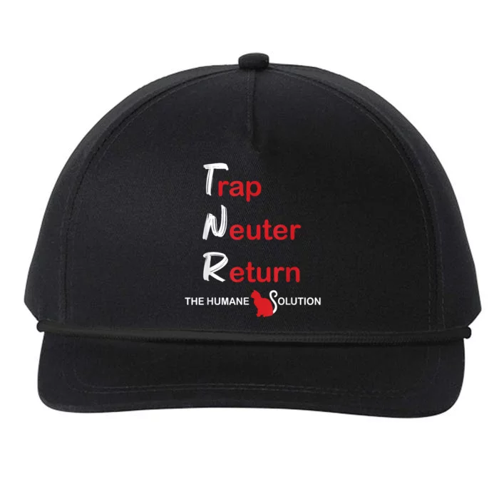 Trap Neuter Return The Humane Solution Snapback Five-Panel Rope Hat