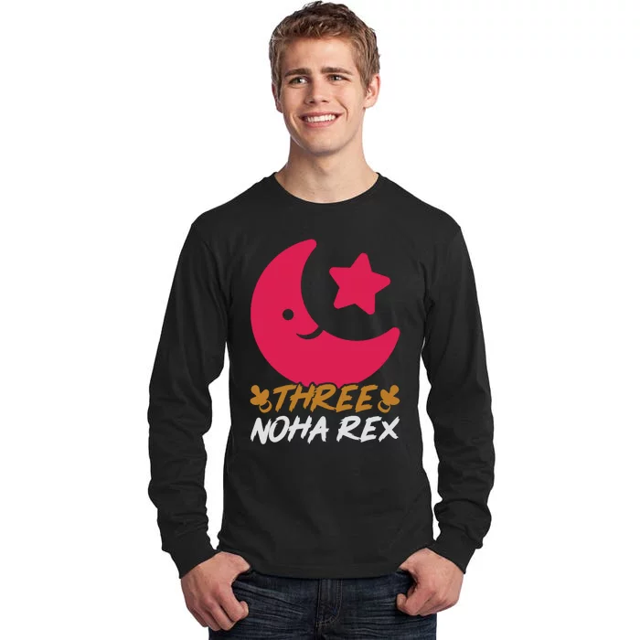 Three Noha Rex Tall Long Sleeve T-Shirt