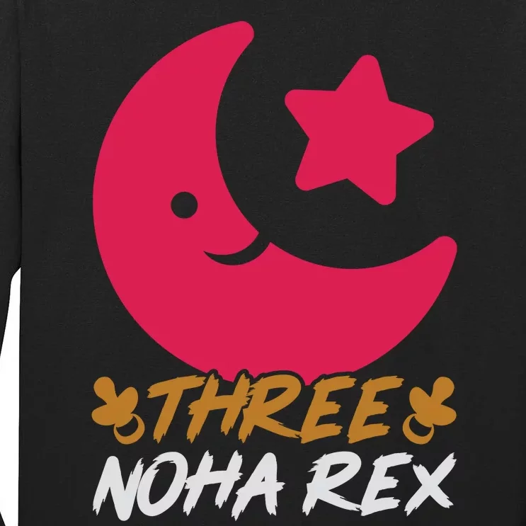 Three Noha Rex Tall Long Sleeve T-Shirt