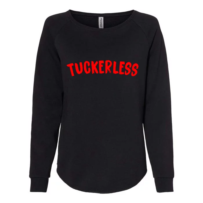 Tuckerless Novikov Red Logo Womens California Wash Sweatshirt