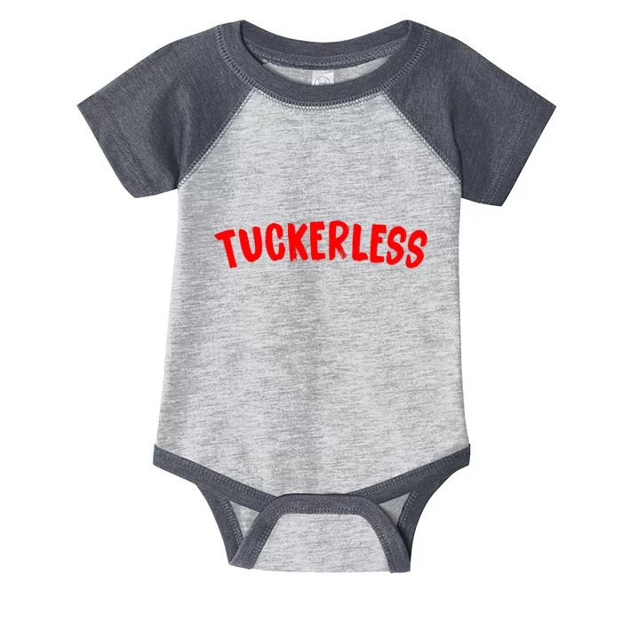 Tuckerless Novikov Red Logo Infant Baby Jersey Bodysuit