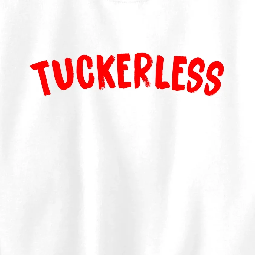 Tuckerless Novikov Red Logo Kids Sweatshirt