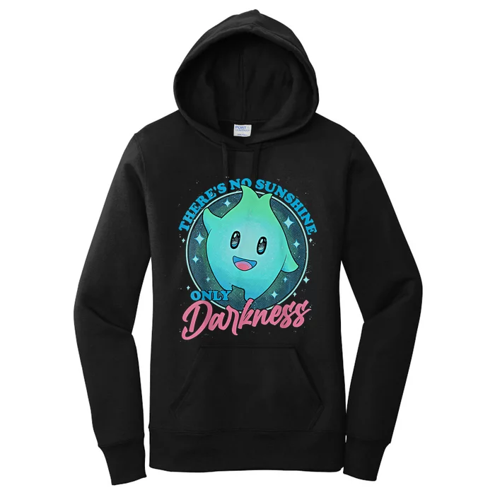 Theres No Sunshine Only Darkness Lumalee Luma Star Cute Game Lover Women's Pullover Hoodie