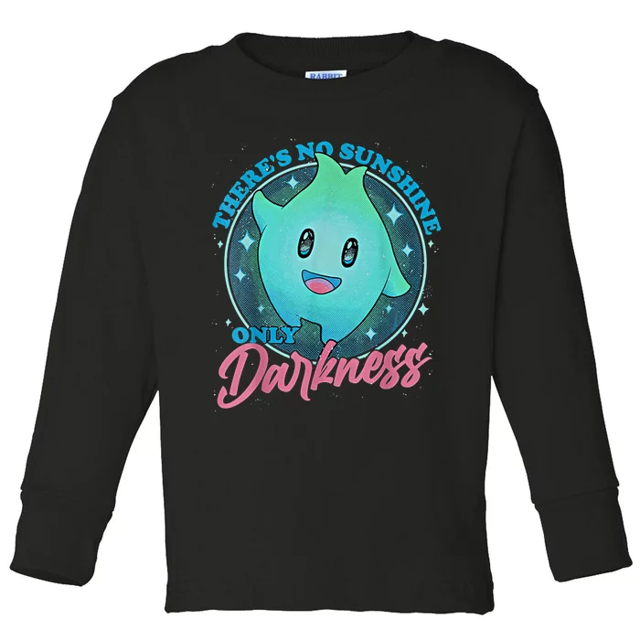 Theres No Sunshine Only Darkness Lumalee Luma Star Cute Game Lover Toddler Long Sleeve Shirt