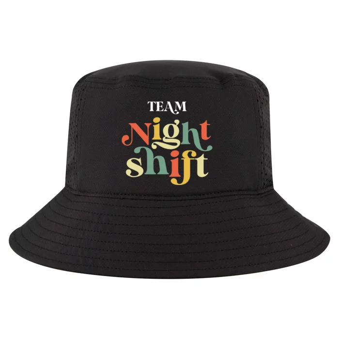 TEAM Night Shift Nurse ICU Nurse Team Critical Care Trauma Cool Comfort Performance Bucket Hat