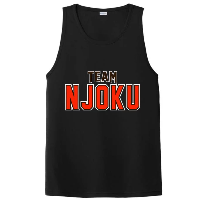 Team Njoku Surname Proud Family Last Name Performance Tank