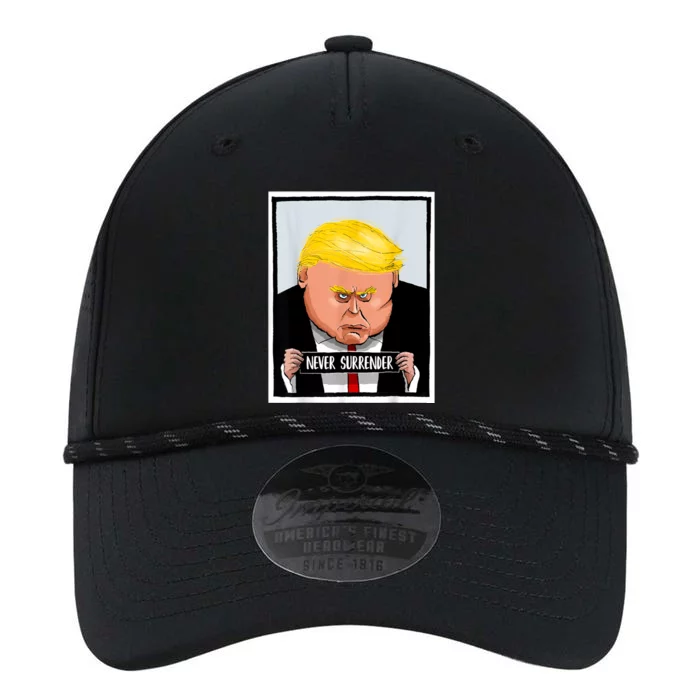 Trump Never Surrender Donald Trump Mugshot 2024 Performance The Dyno Cap