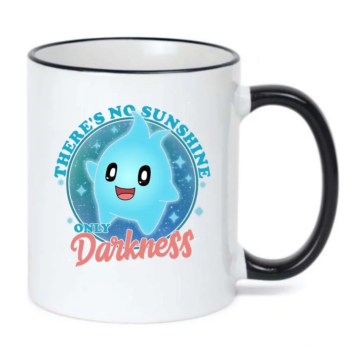 Theres No Sunshine Only Darkness Black Color Changing Mug