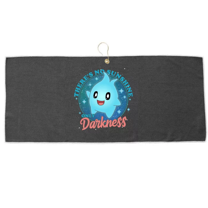 Theres No Sunshine Only Darkness Large Microfiber Waffle Golf Towel