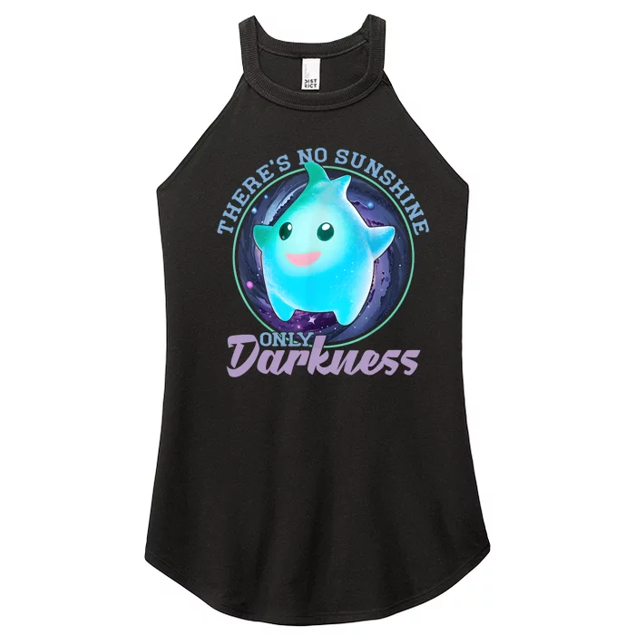 Theres No Sunshine Only Darkness Shiny Women’s Perfect Tri Rocker Tank