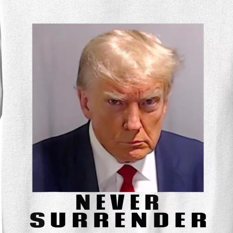 Trump never surrender Donald Trump Mugshot 2024 Sweatshirt