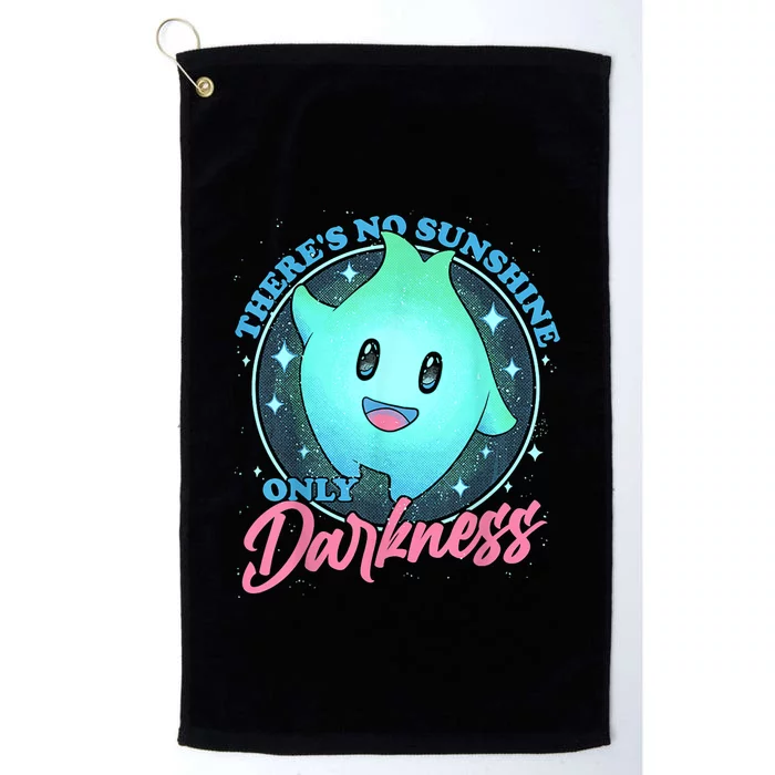 Theres No Sunshine Only Darkness Platinum Collection Golf Towel