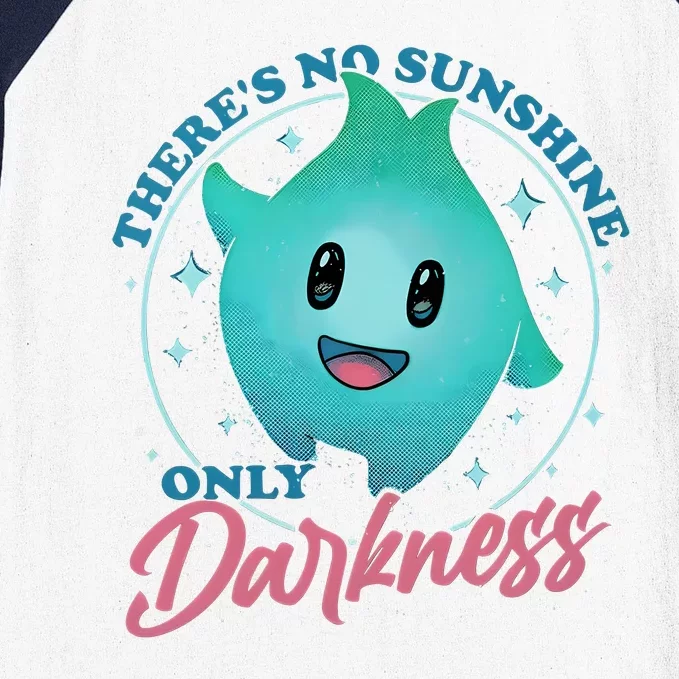 Theres No Sunshine Only Darkness Lumalee Luma Star Cute Game Lover Baseball Sleeve Shirt