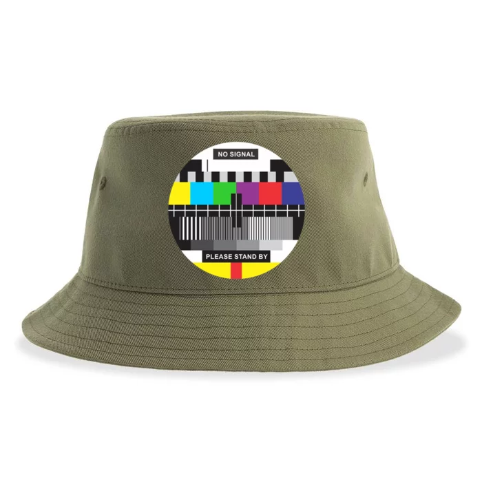 Tv No Signal Sustainable Bucket Hat