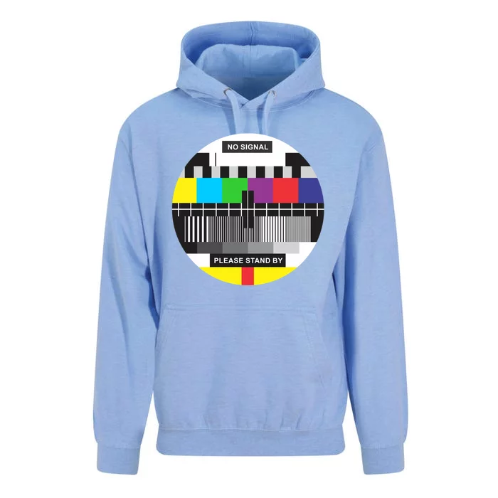 Tv No Signal Unisex Surf Hoodie