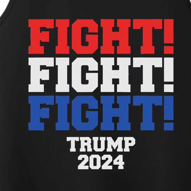 Trump Never Stop Fighting Save America 2024 Performance Tank