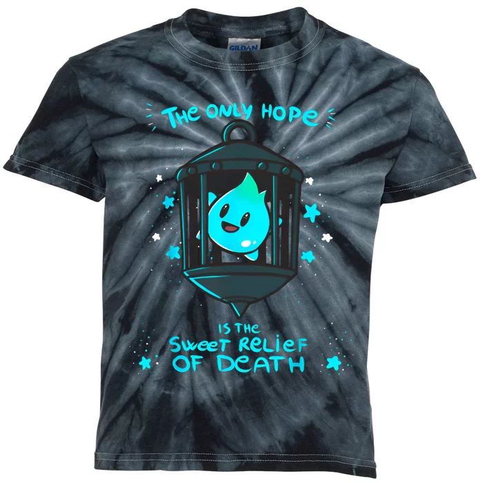 Theres No Sunshine Only Darkness Luma Star The Only Hope Is The Sweet Kids Tie-Dye T-Shirt