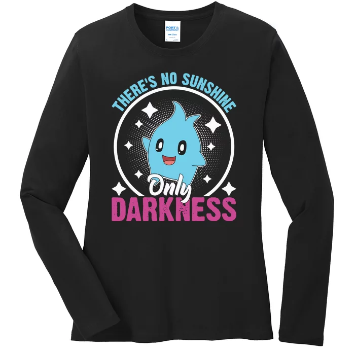 Theres No Sunshine Only Darkness Lumalee Luma Star Cute Game Lover Ladies Long Sleeve Shirt