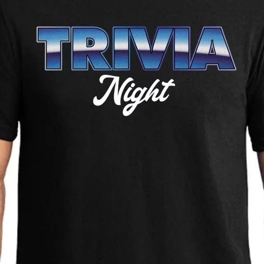 Trivia Night Show Pub Game Quiz Trivia Night Cool Gift Pajama Set