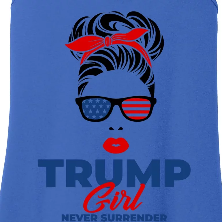 Trump Never Surrender Gift Ladies Essential Tank