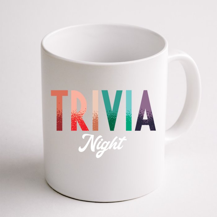 Trivia Night Show Pub Quiz Game Trivia Night Cool Gift Front & Back Coffee Mug