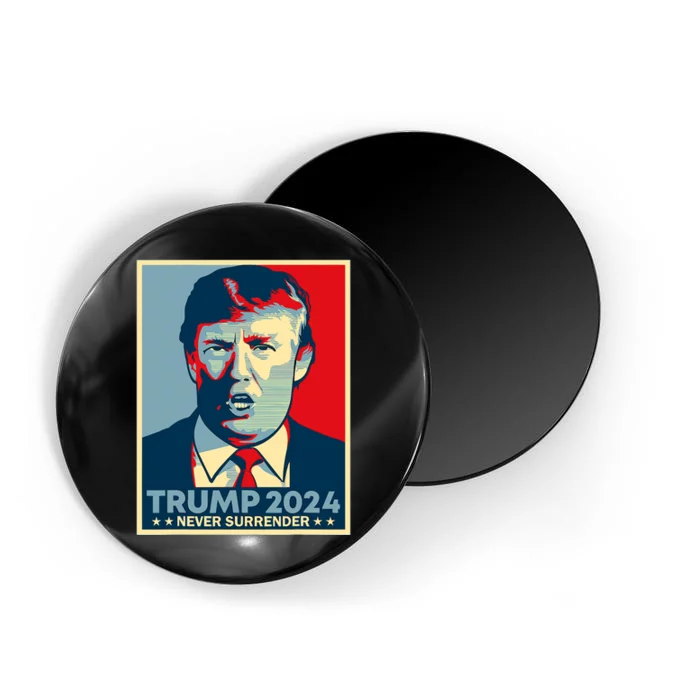 Trump never surrender 2024 Mugshot Magnet