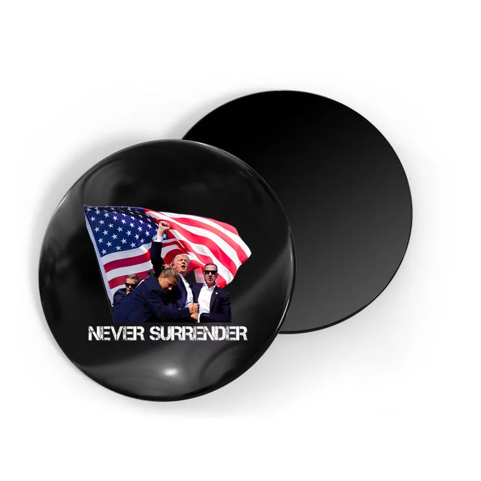 Trump Never Surrender Trump 2024 Magnet