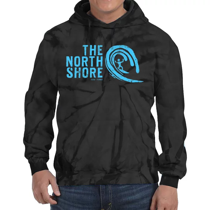 The North Shore Oahu Hawaii Hawaiian Surf Family Vacation Tie Dye Hoodie