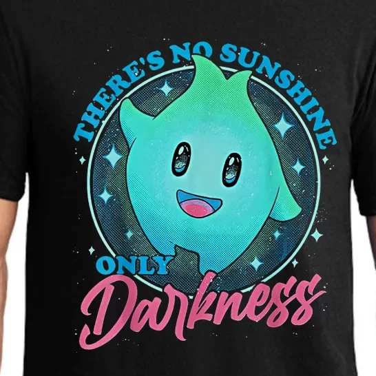 Theres No Sunshine Only Darkness Lumalee Luma Star Cute Game Lover Pajama Set