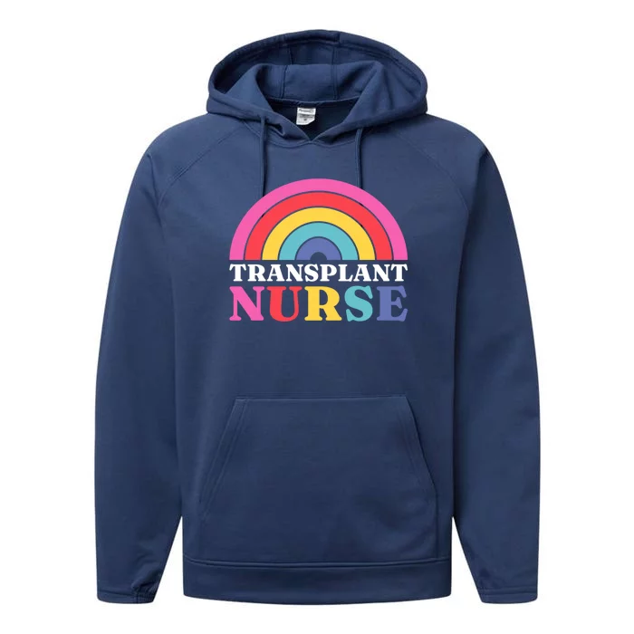 Transplant Nurse Squad Medical Organ Transplant Nurse Cool Gift Performance Fleece Hoodie